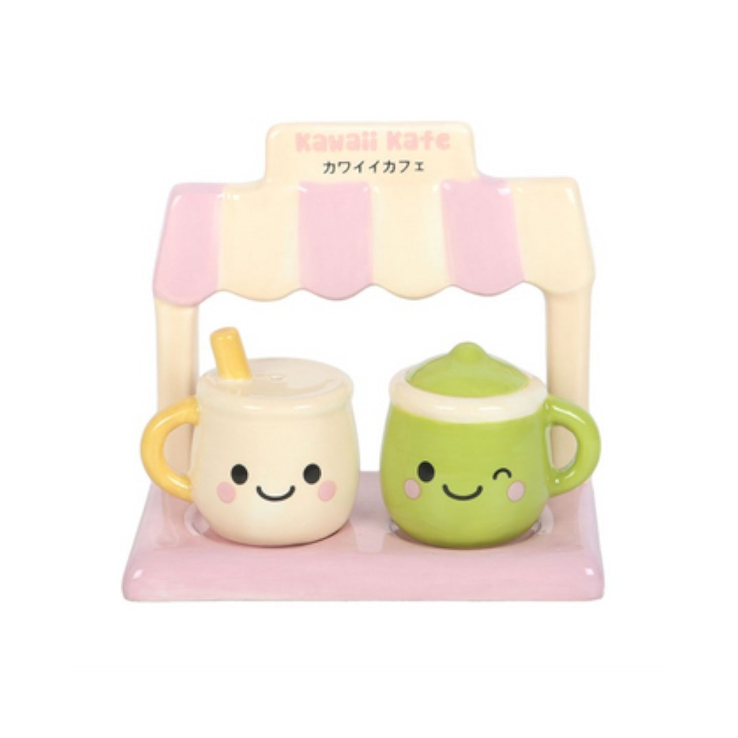 Kawaii Latte Salt and Pepper Shakers