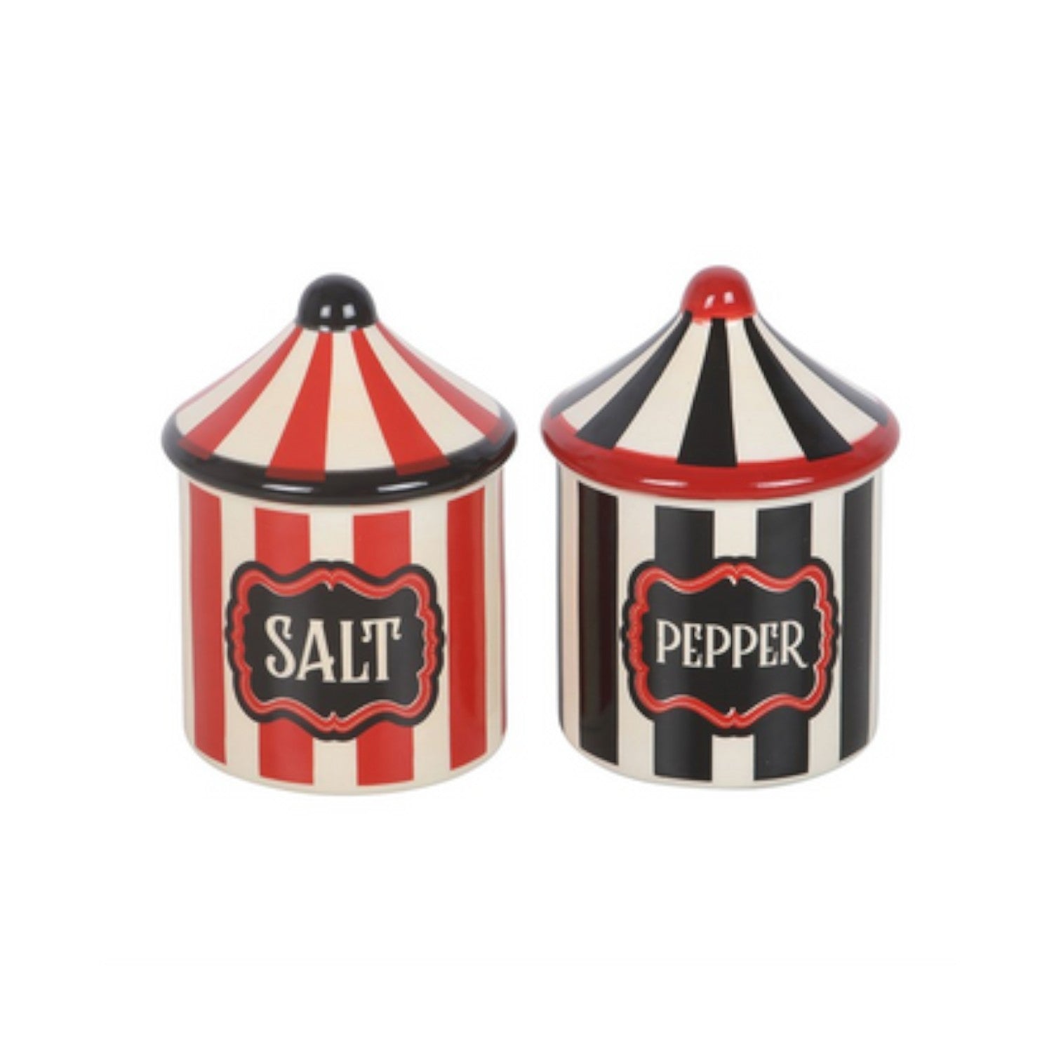 Circus Tent Salt and Pepper Shakers