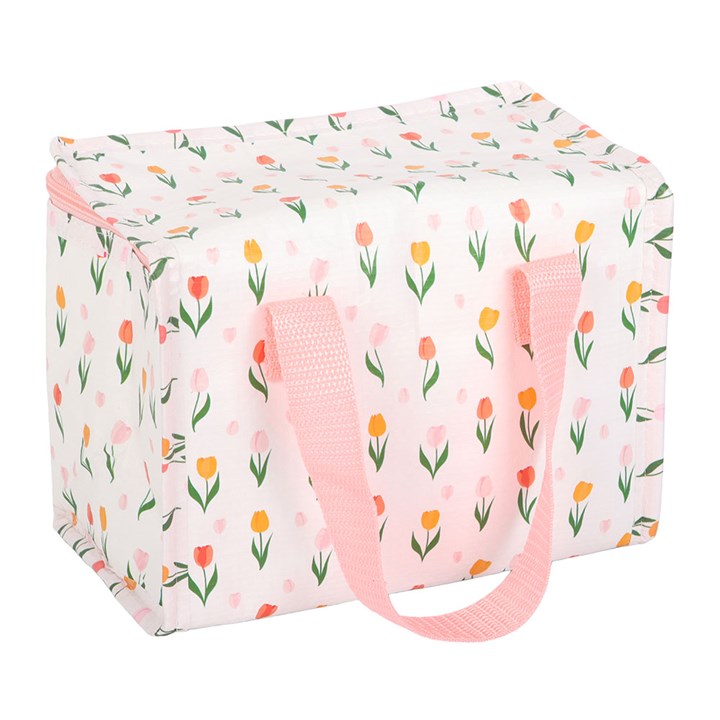 Tulip Print Recycled Plastic Lunch Bag