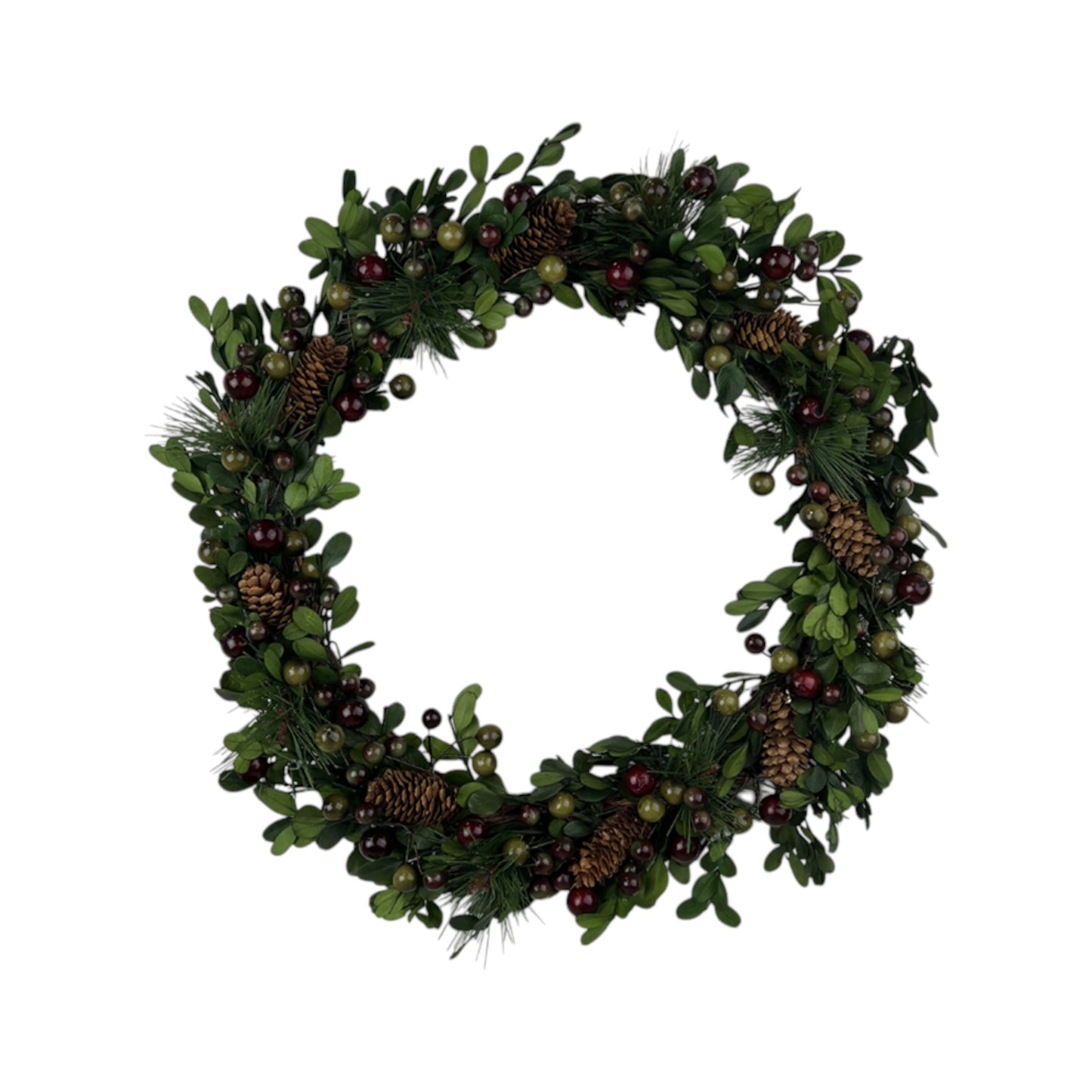 Pinecone and Berry Wreath 39cm