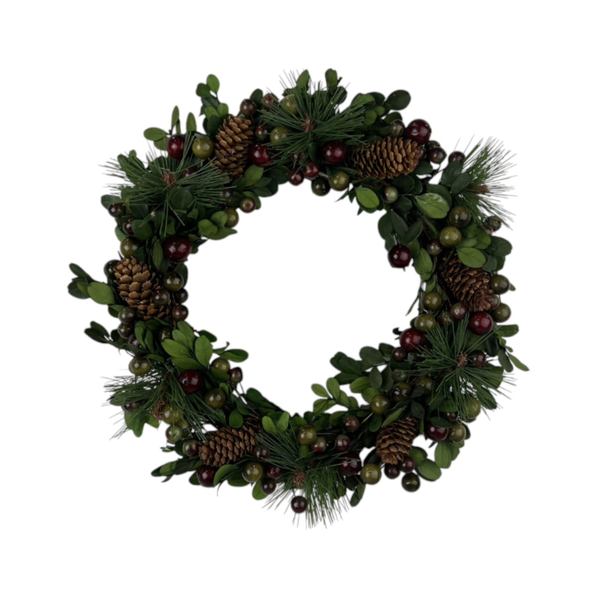 Pinecone and Berry Wreath 27cm