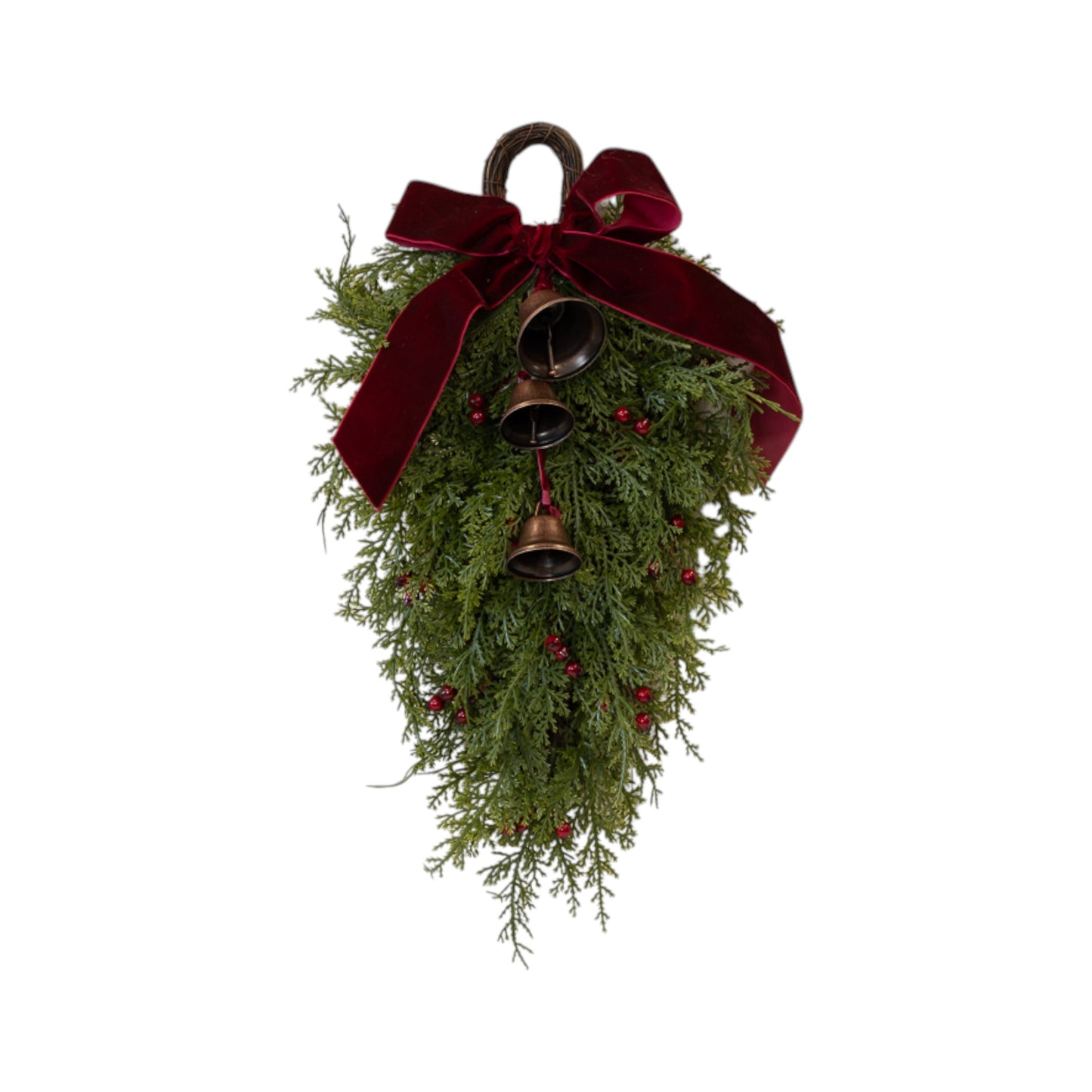 Burgundy Hanging Swag 40cm