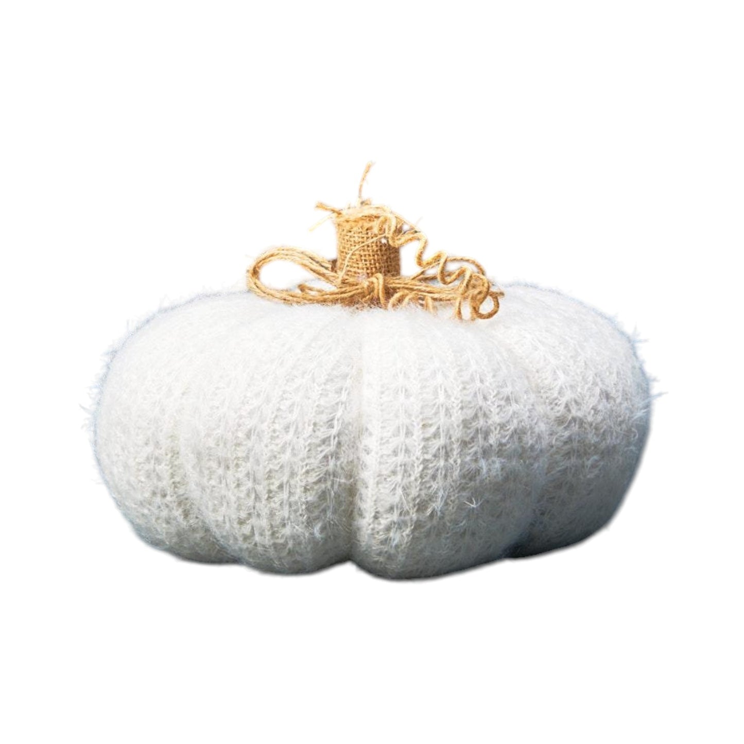 White Knitted pumpkin