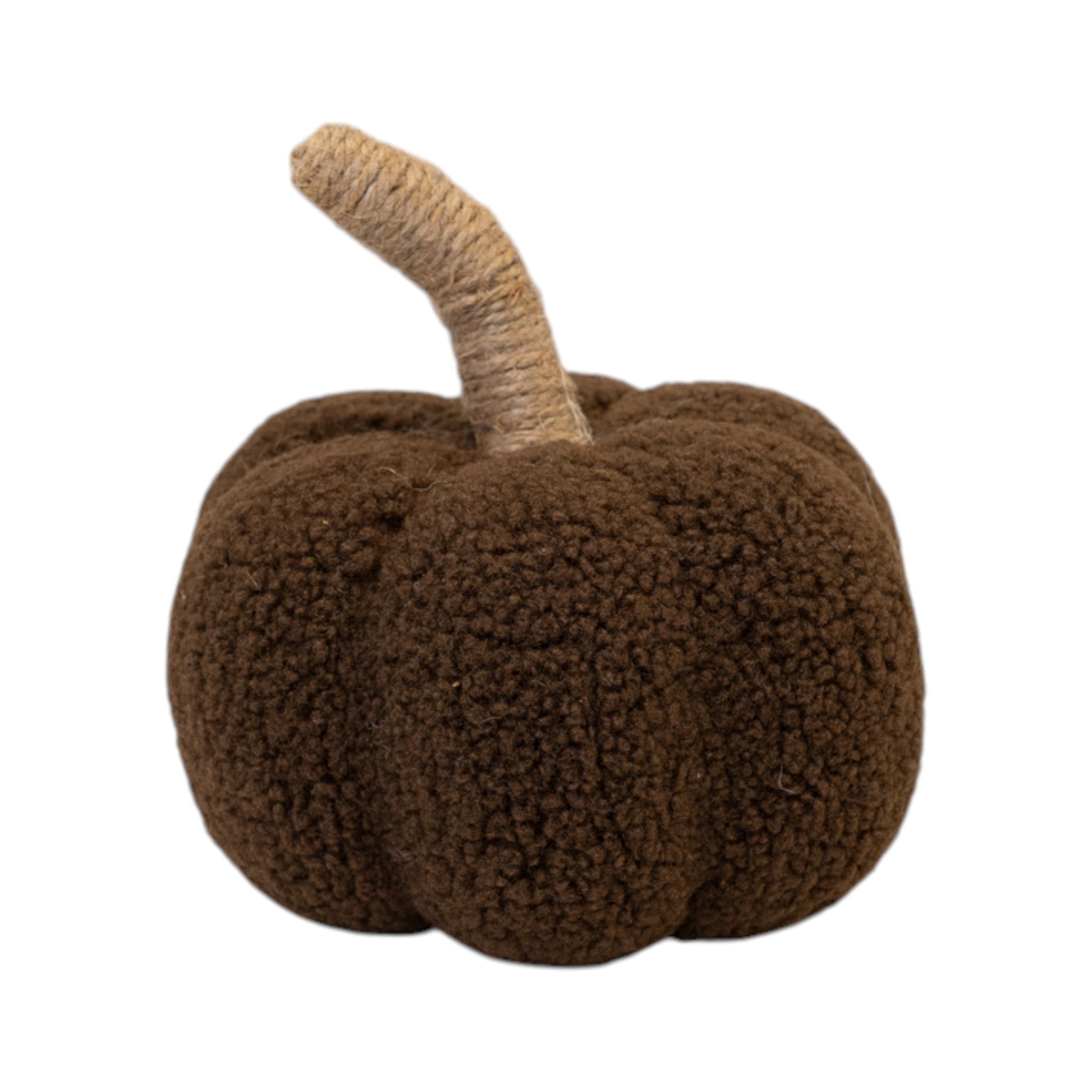 Brown Boucle Pumpkin 17cm