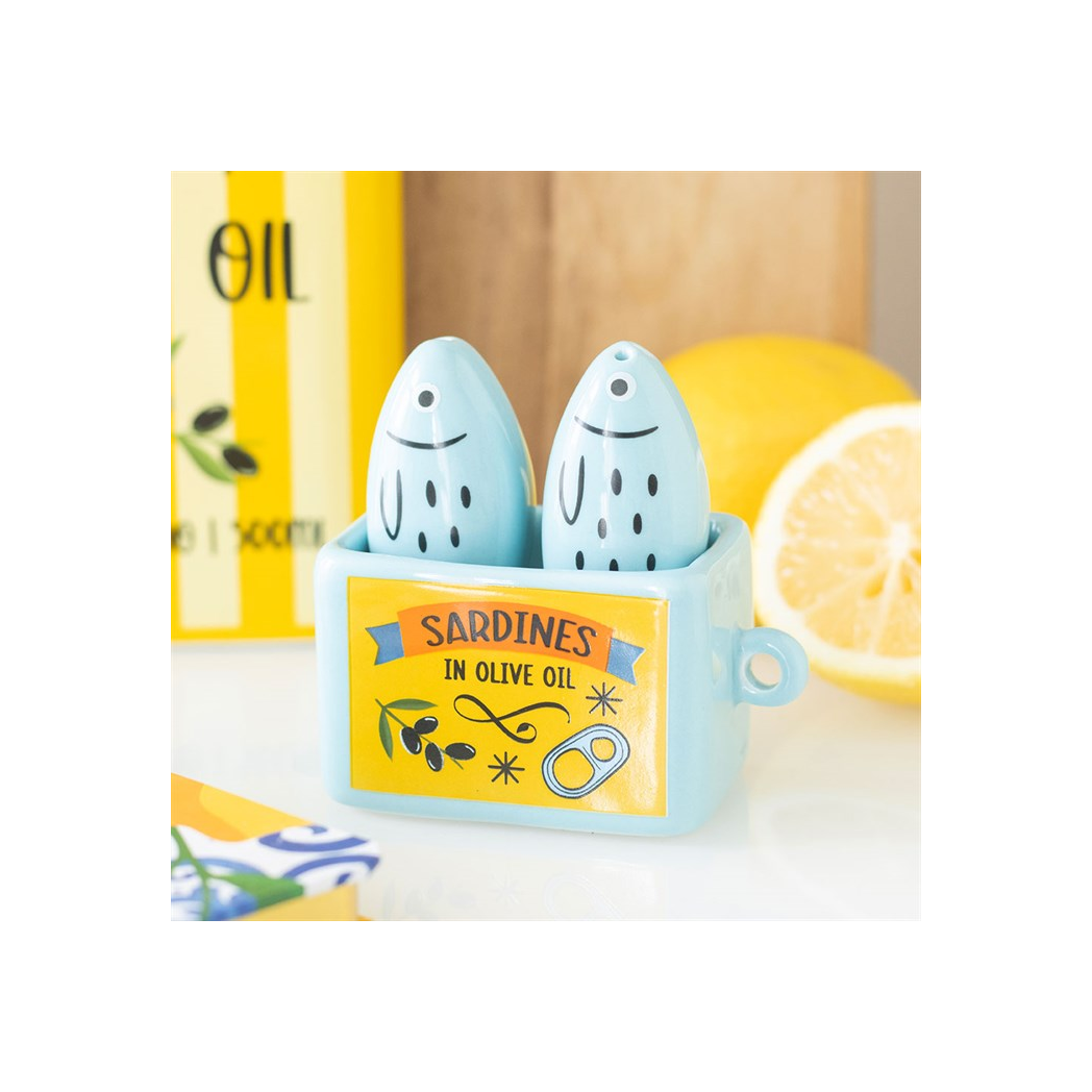 Sardine Salt and Pepper Shakers