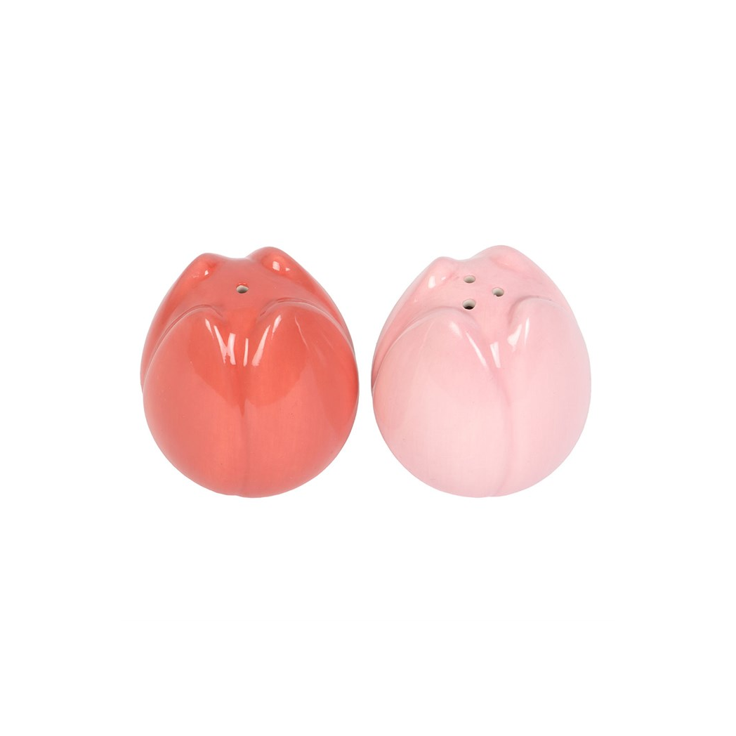 Tulip Shaped Salt and Pepper Shakers