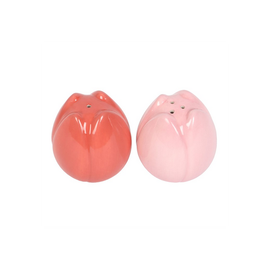 Tulip Shaped Salt and Pepper Shakers