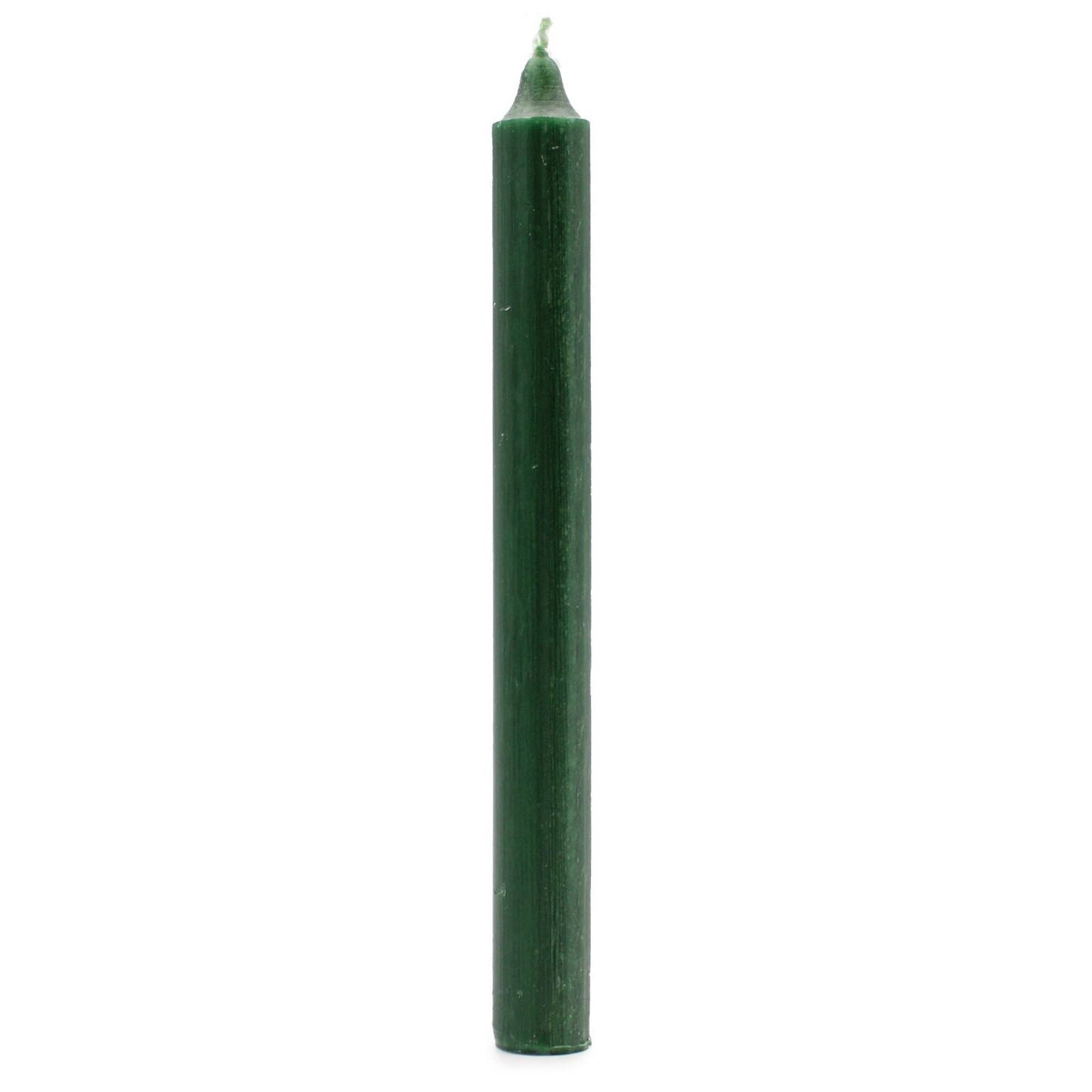 Solid Colour Dinner Candles - Rustic Holly Green - Pack of 7