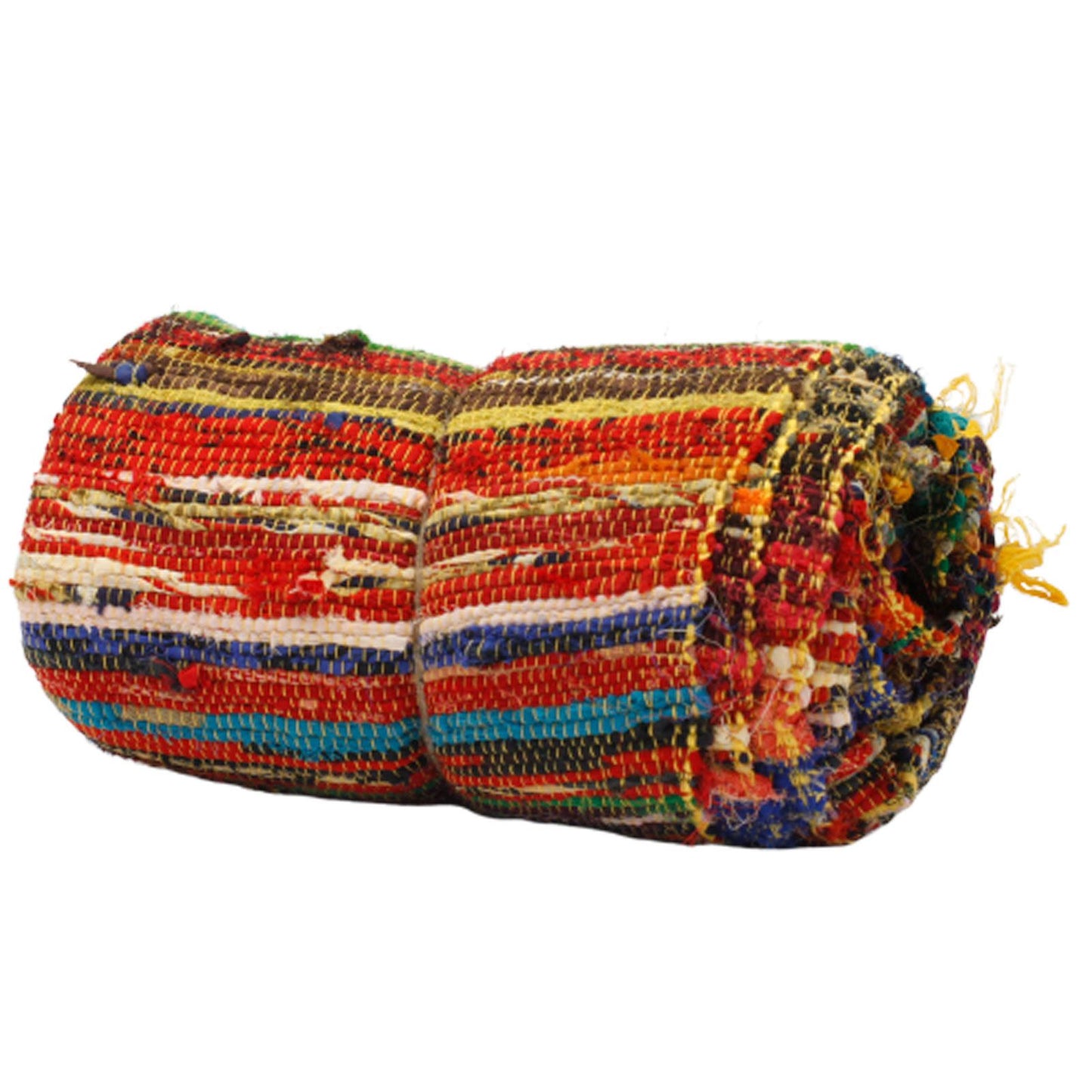 156 x 90cm Luxury Rag Rug - Yellow