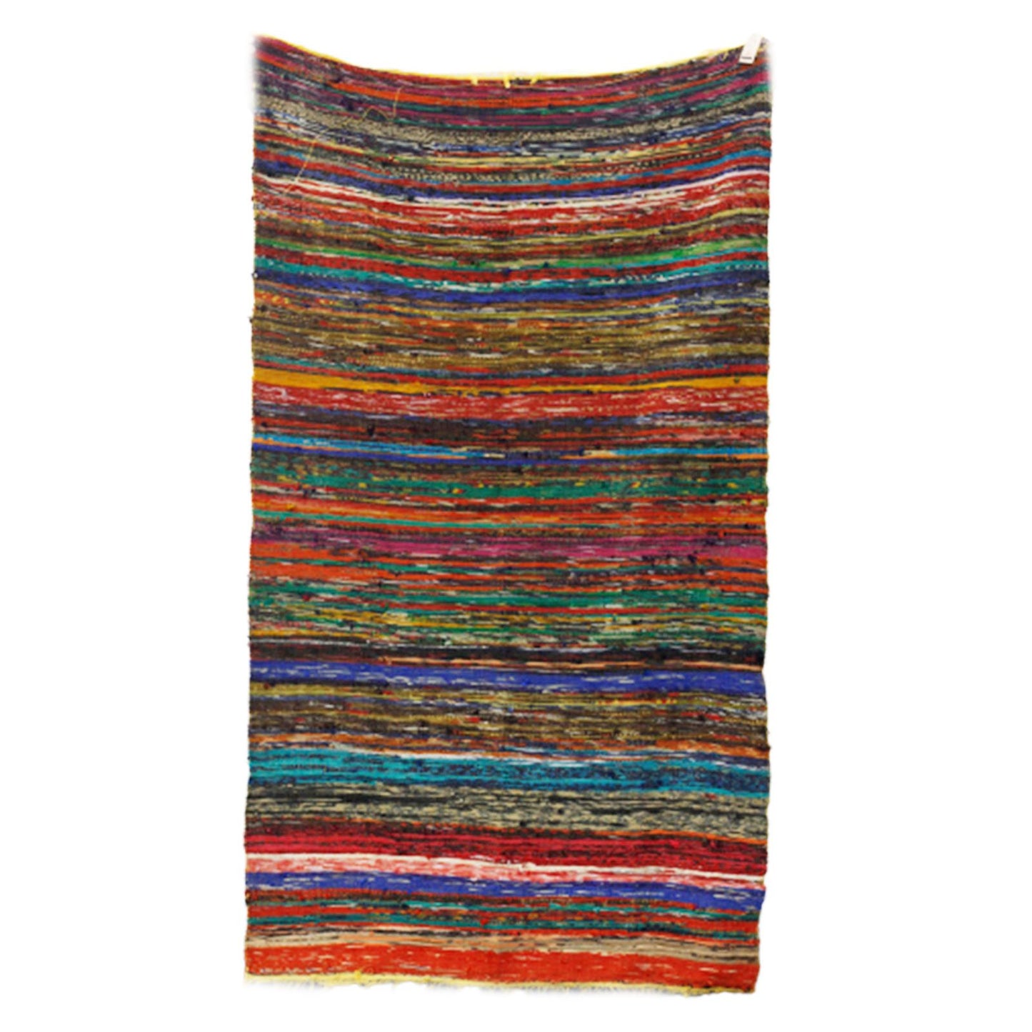 159 x 90cm Luxury Rag Rug - Yellow