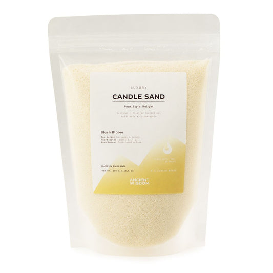 Fragranced Candle Sand - Warm Honey - Blush Bloom - 300g