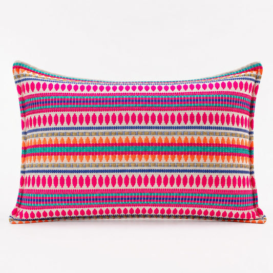 Classic Cushion Cover - Neon Stripes- 30x50cm - Lumber Style