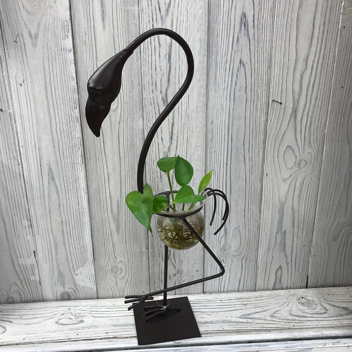Tall Flamingo One Pot Stand