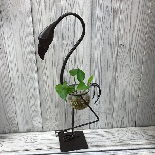 Tall Flamingo One Pot Stand