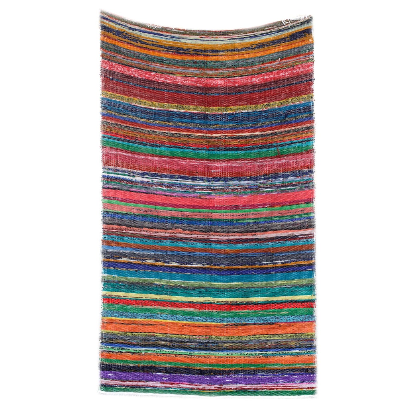 159 x 90cm Luxury Rag Rug - Natural