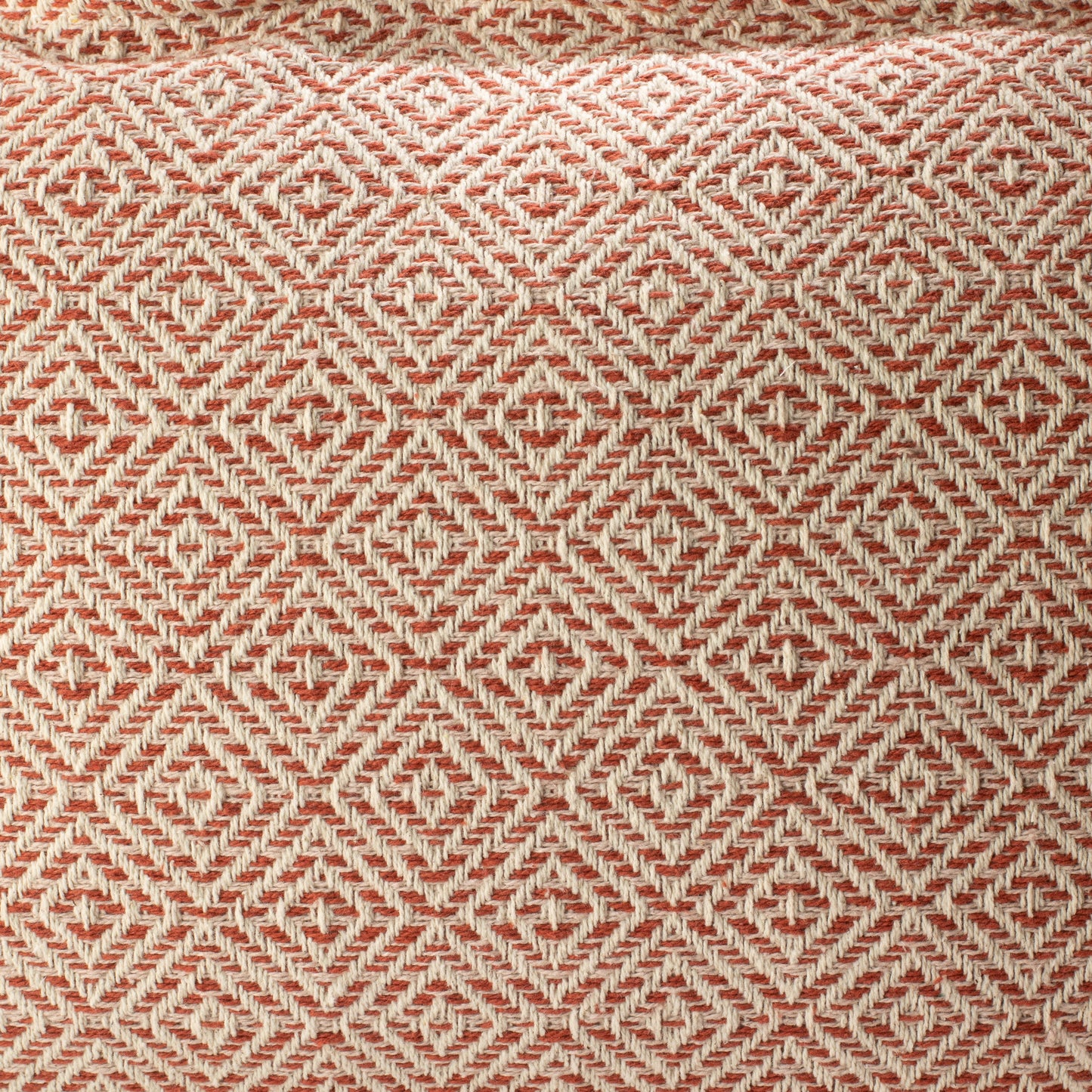 Classic Cushion Cover - Burgundy Squares- 30x50cm - Lumber Style