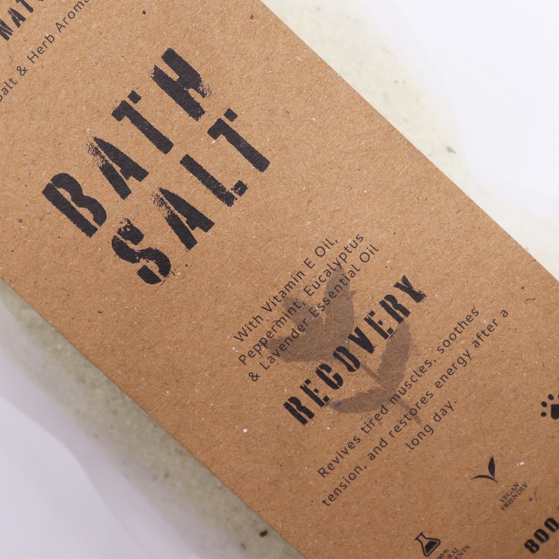 Greenman Rituals Menthol Aromatherapy Epsom Bath Salt Recovery