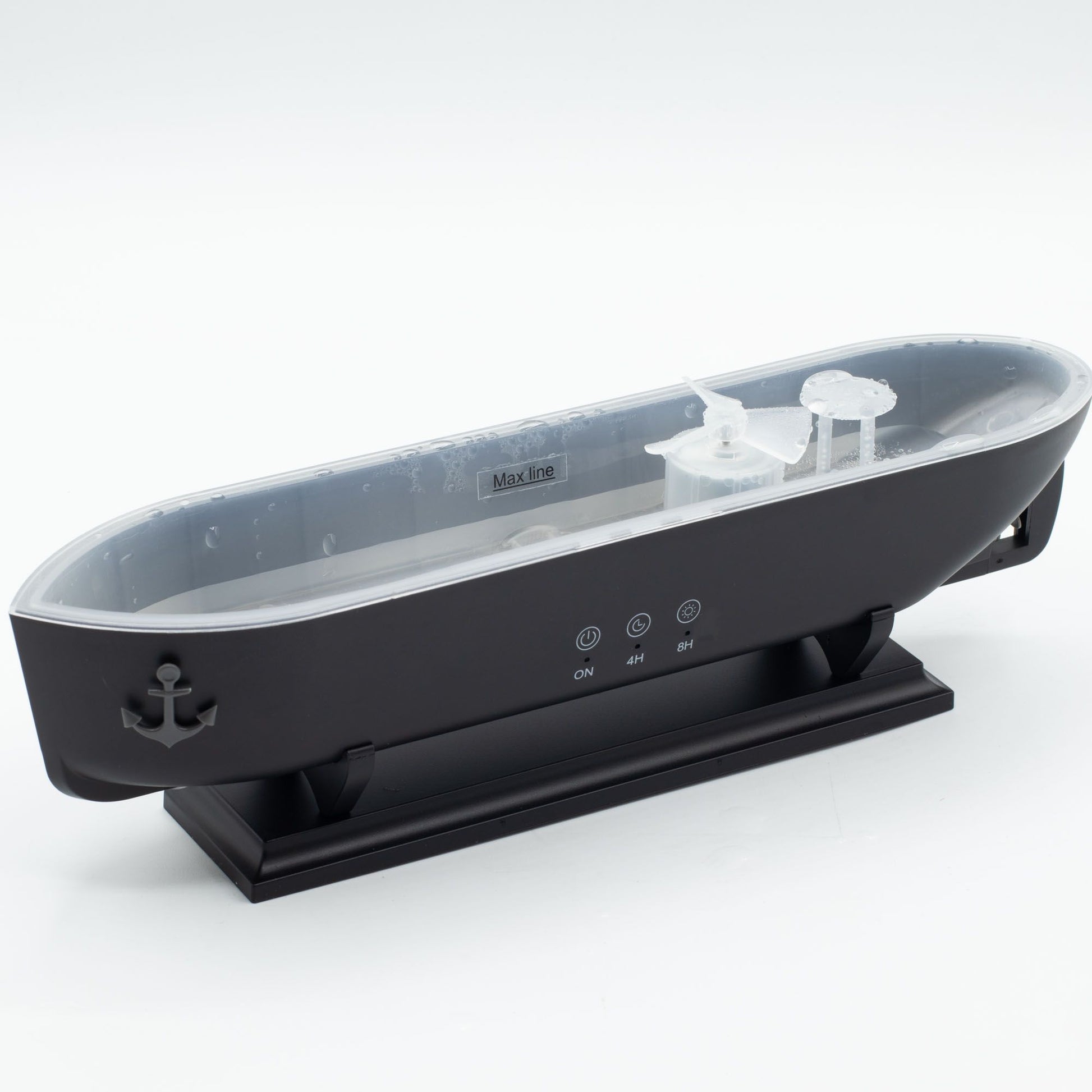 Ship Model Puff Effect Aroma Diffuser with Colour-Changing LED