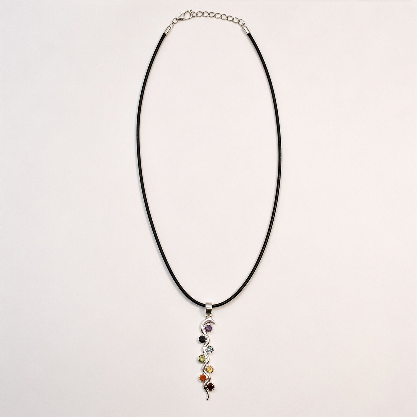Silver Plated (45cm Cord)- Snake Chakra