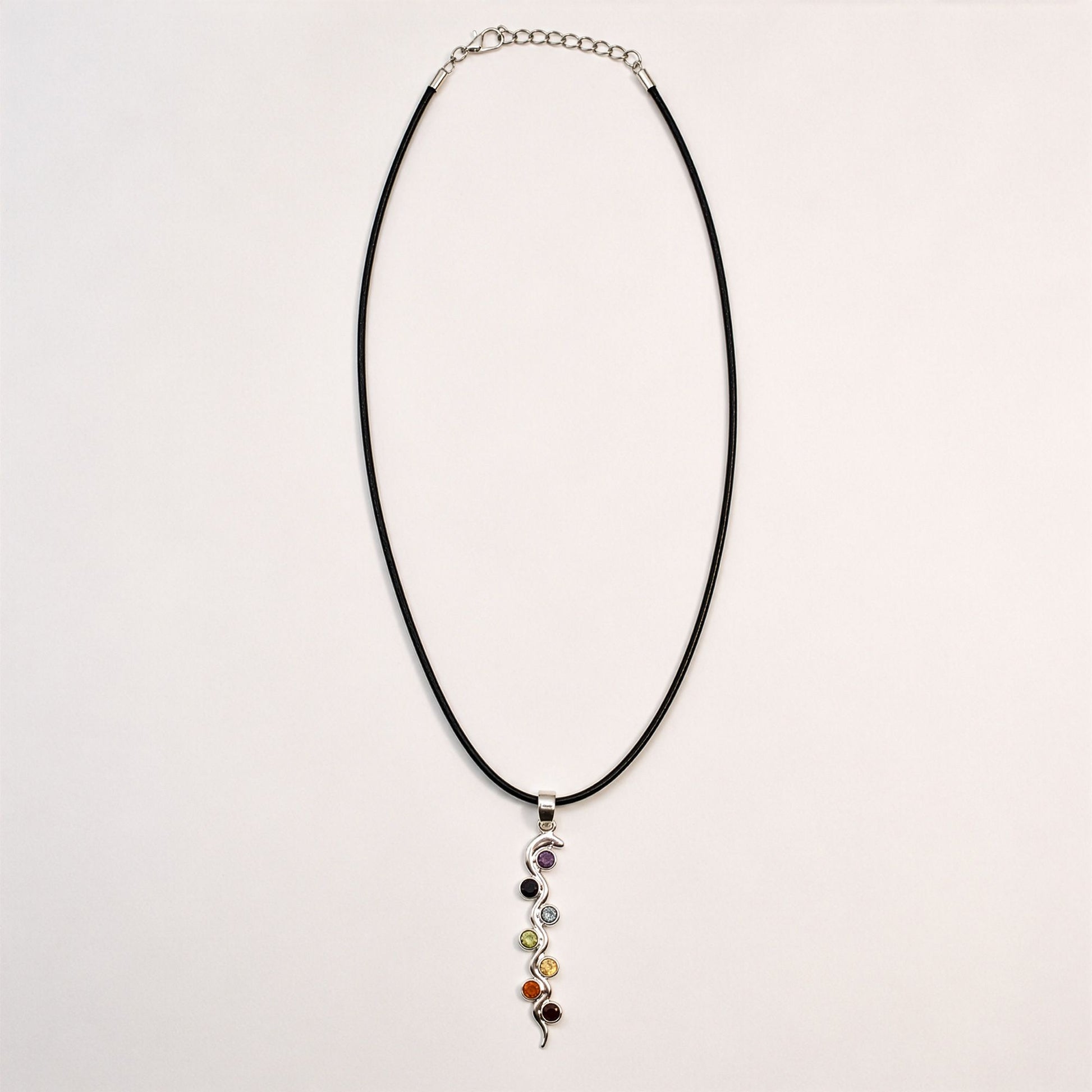 Silver Plated (45cm Cord)- Snake Chakra