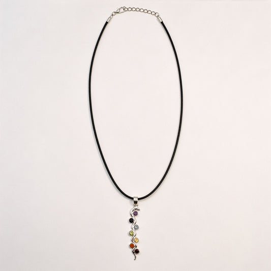 Silver Plated (45cm Cord)- Snake Chakra