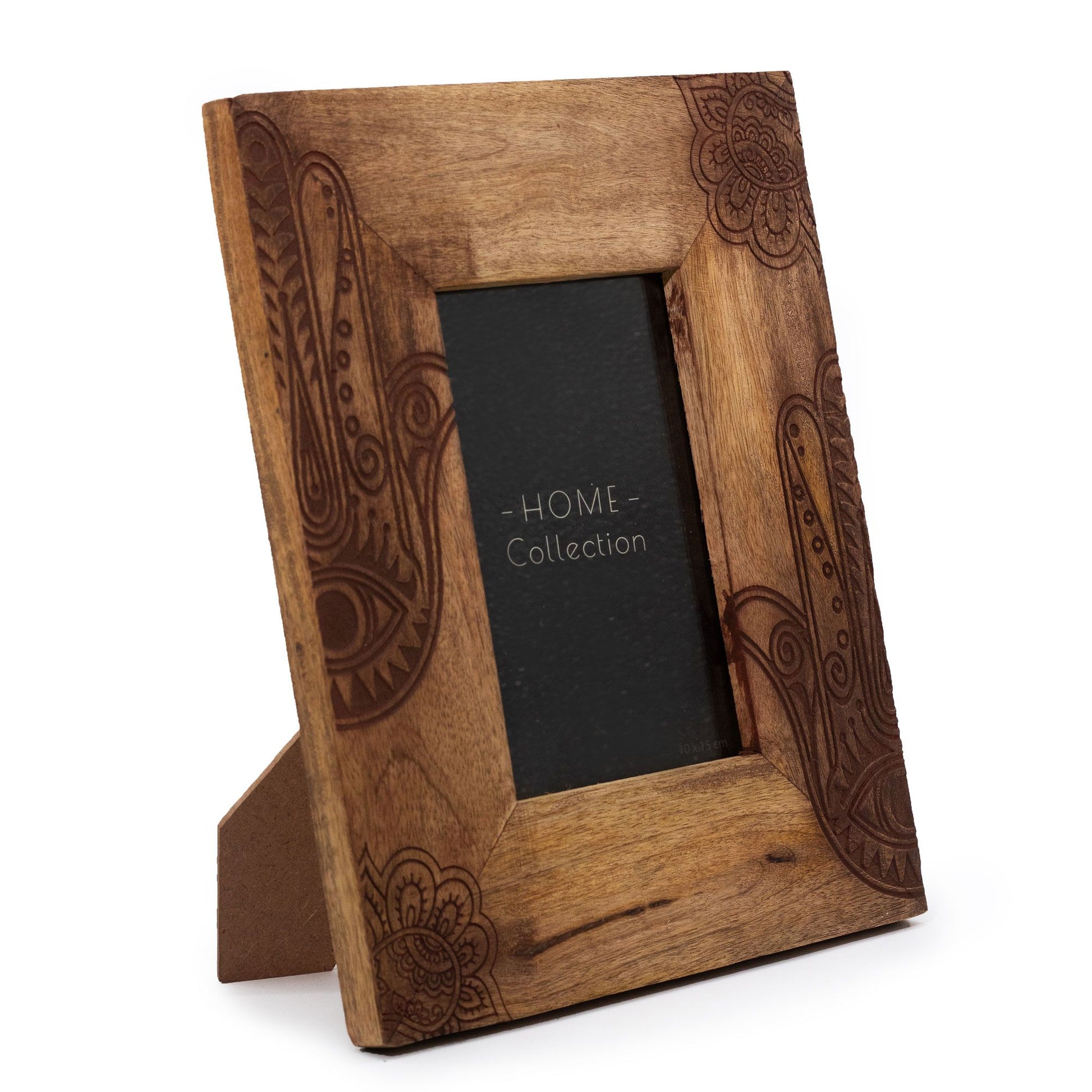 Medium Mango Wood Picture Framel (for 10x15cm) 26x20x2cm - Hansa - Black