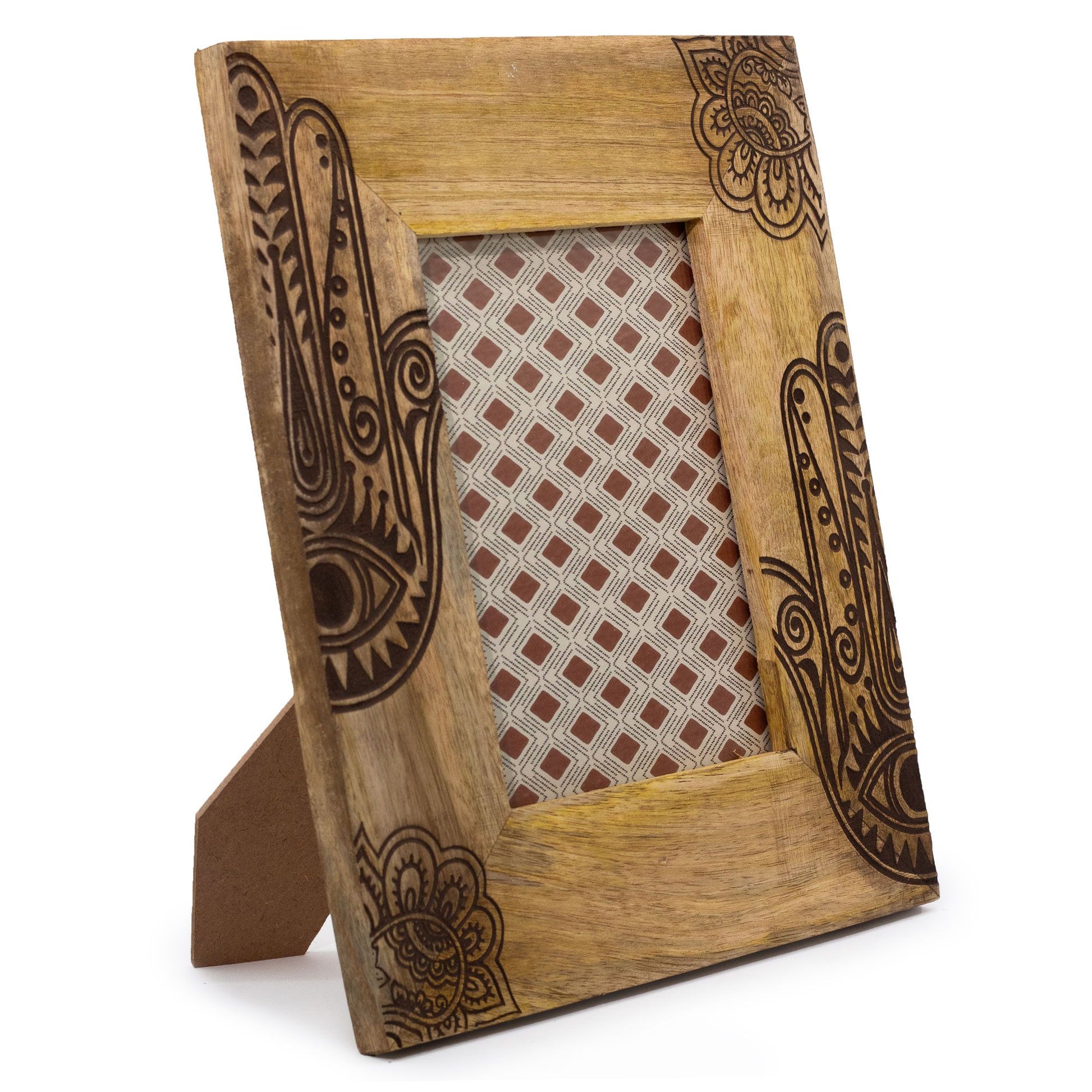 Large Mango Wood Picture Frame (for 13x18cm) 28x23x2cm - Hansa - Black