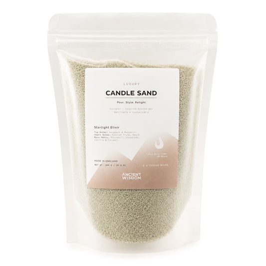 Fragranced Candle Sand - White - Starlight Elixir - 300g