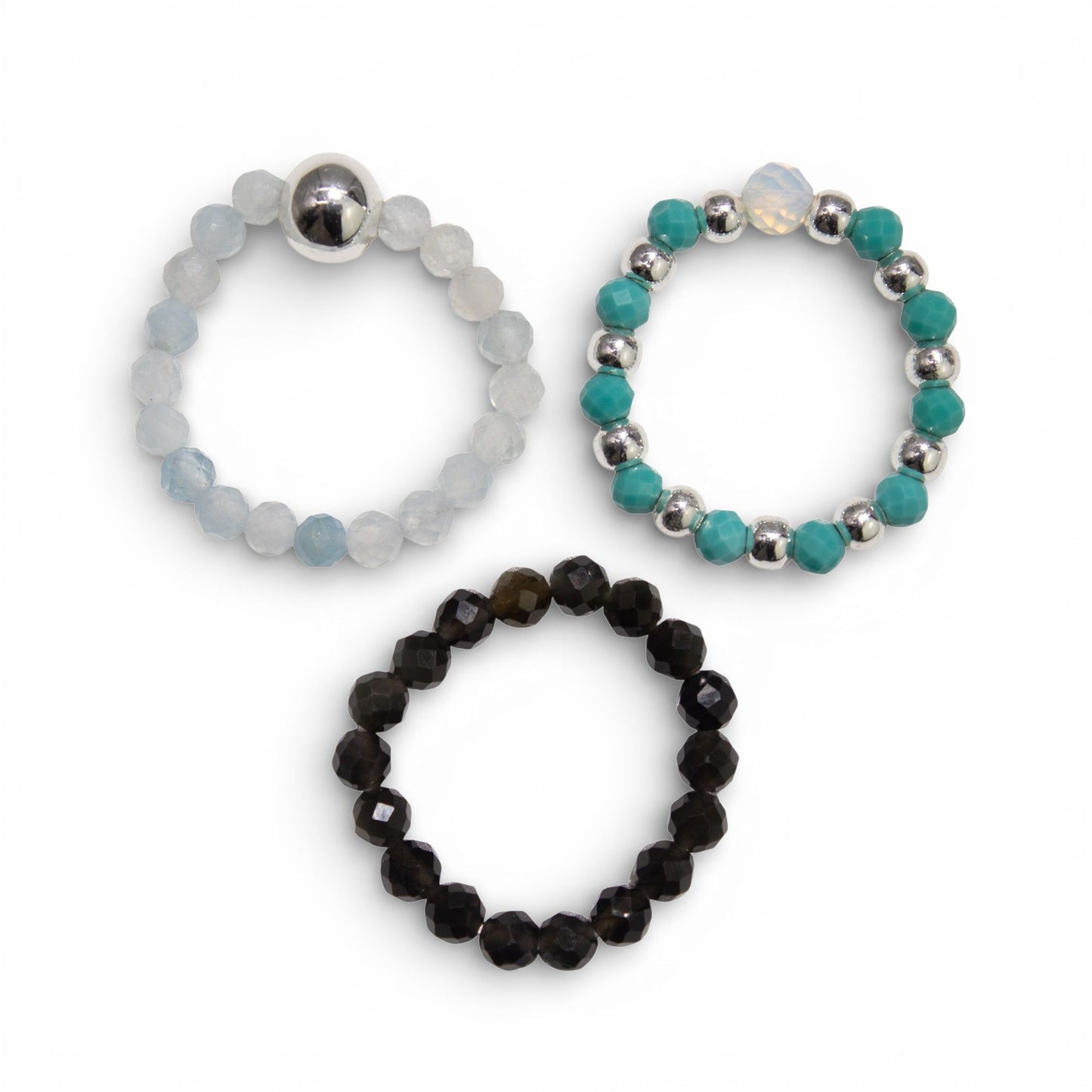 Gemstone Ring Set - Endless Ocean