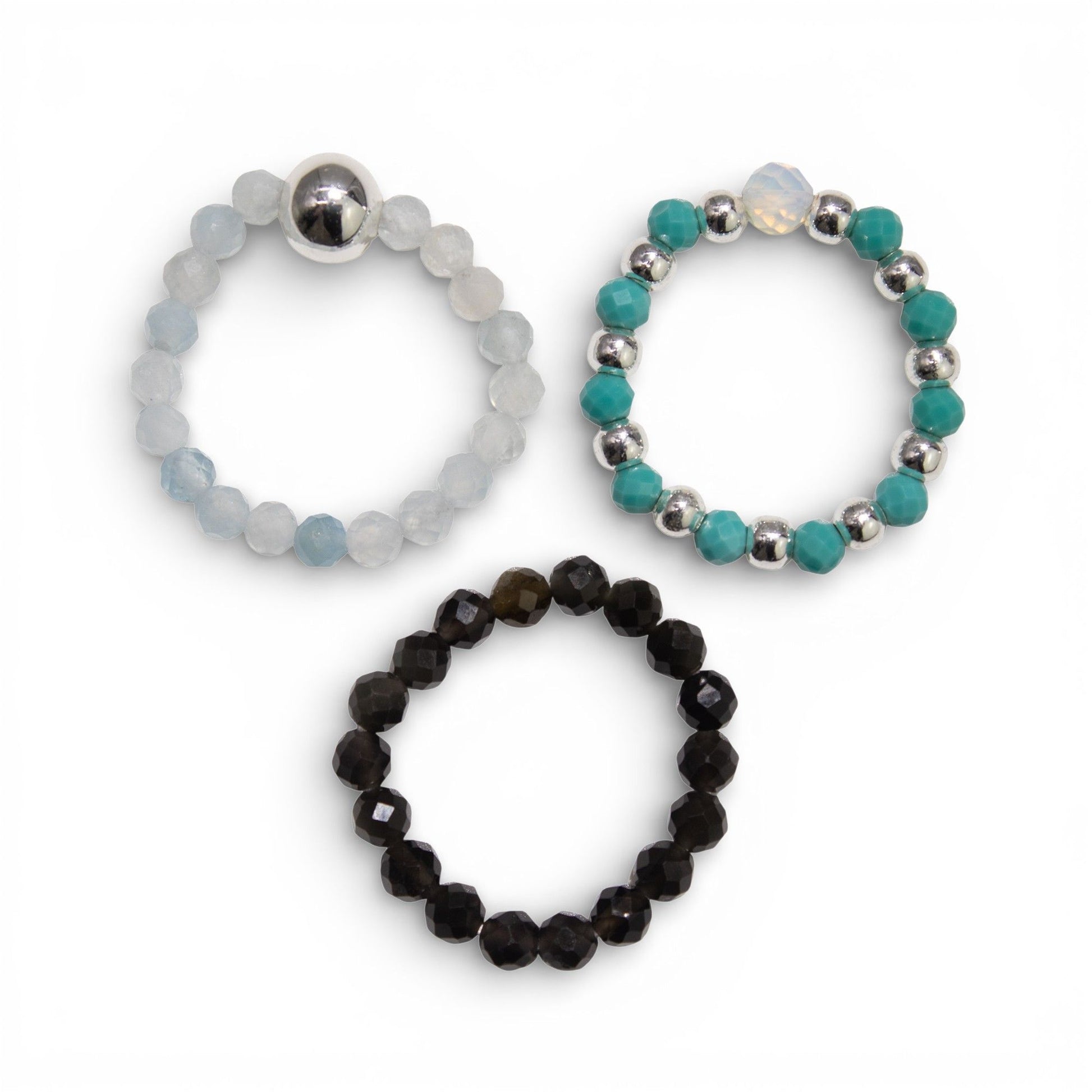 Gemstone Ring Set - Endless Ocean