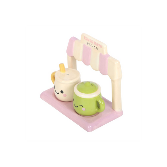 Kawaii Latte Salt and Pepper Shakers