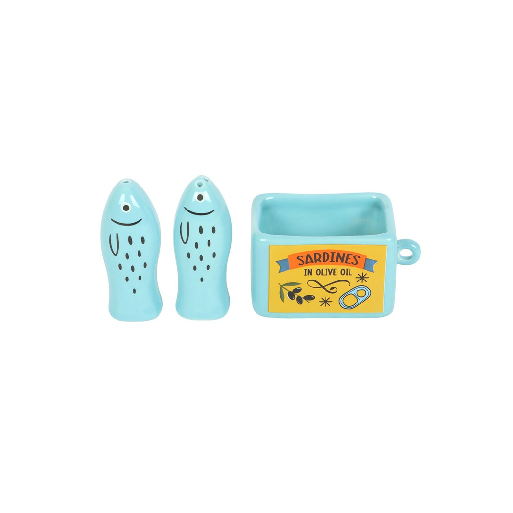 Sardine Salt and Pepper Shakers