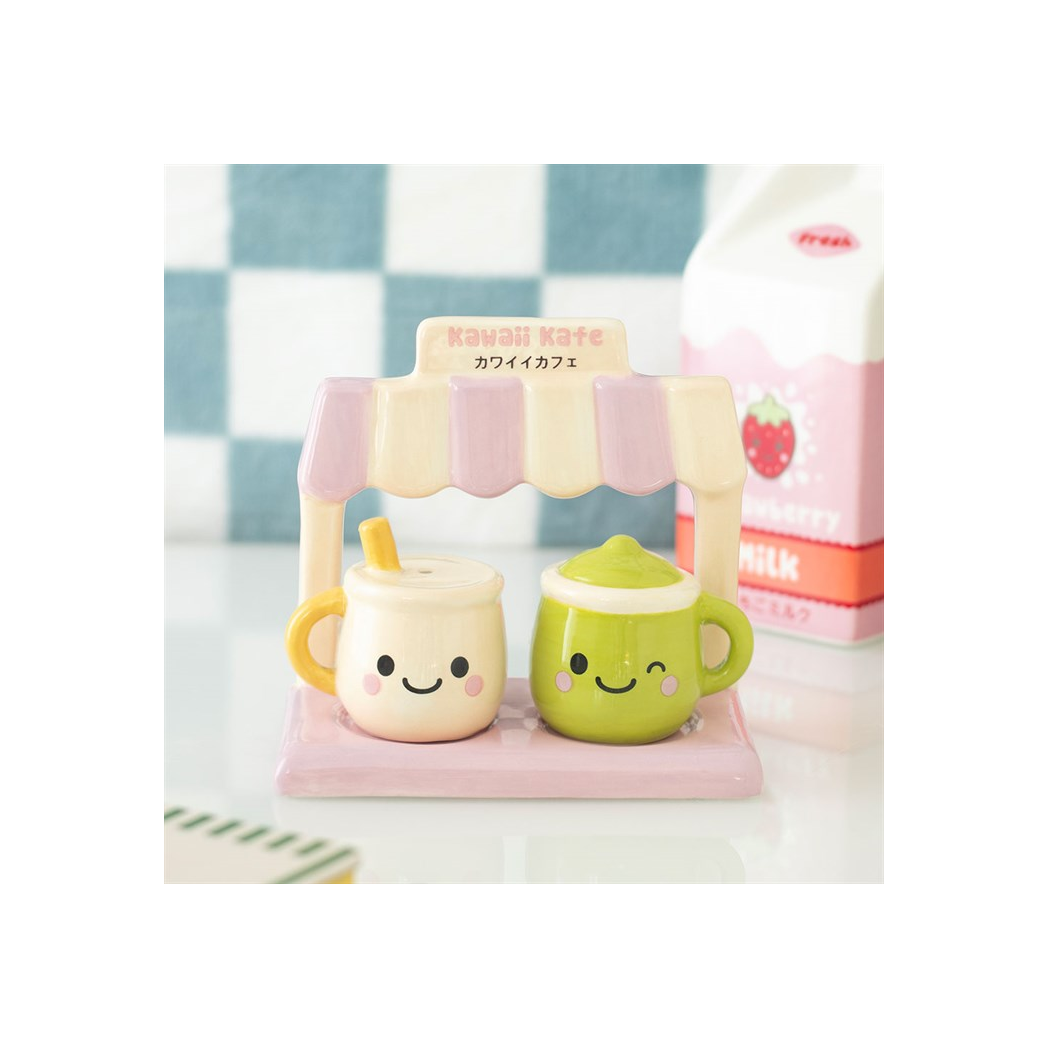 Kawaii Latte Salt and Pepper Shakers