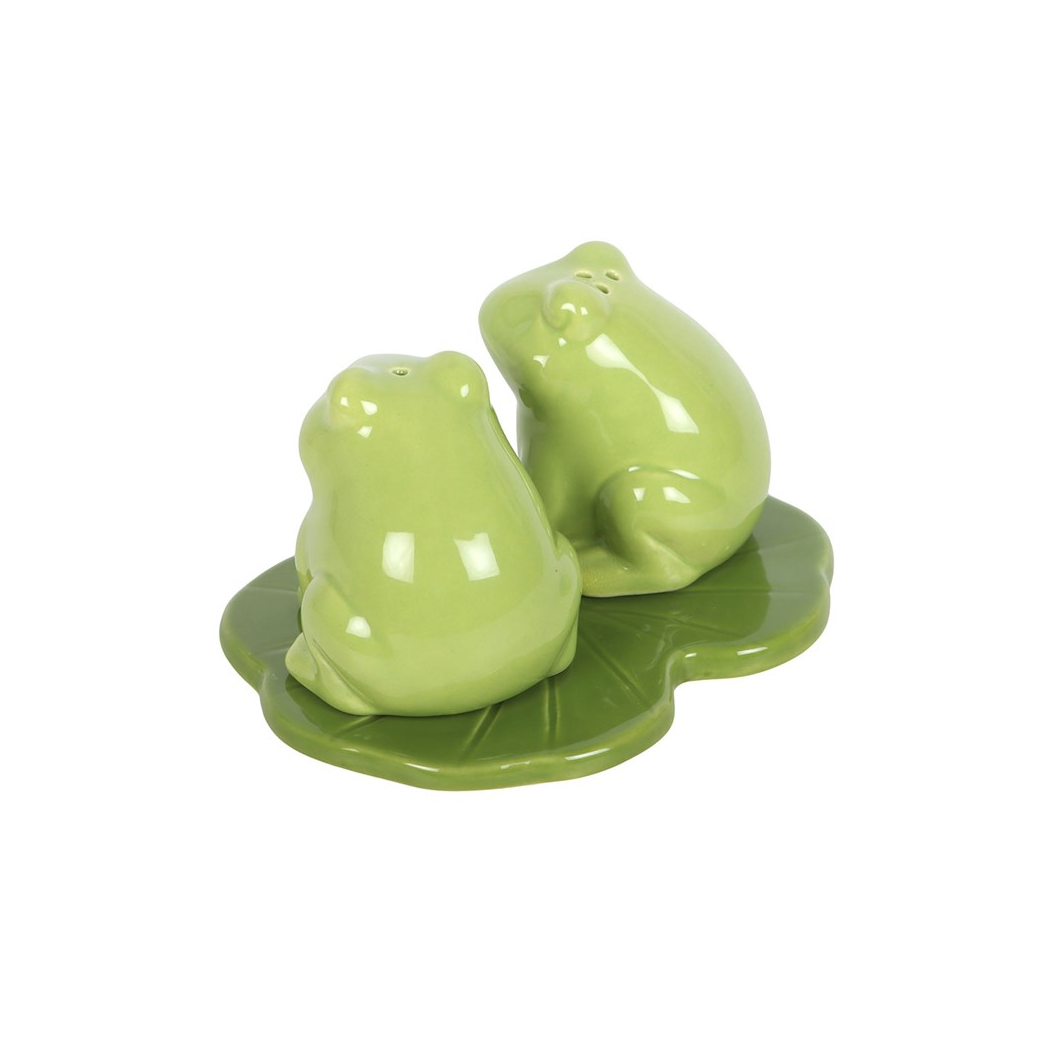 Luna Frog Salt and Pepper Shakers