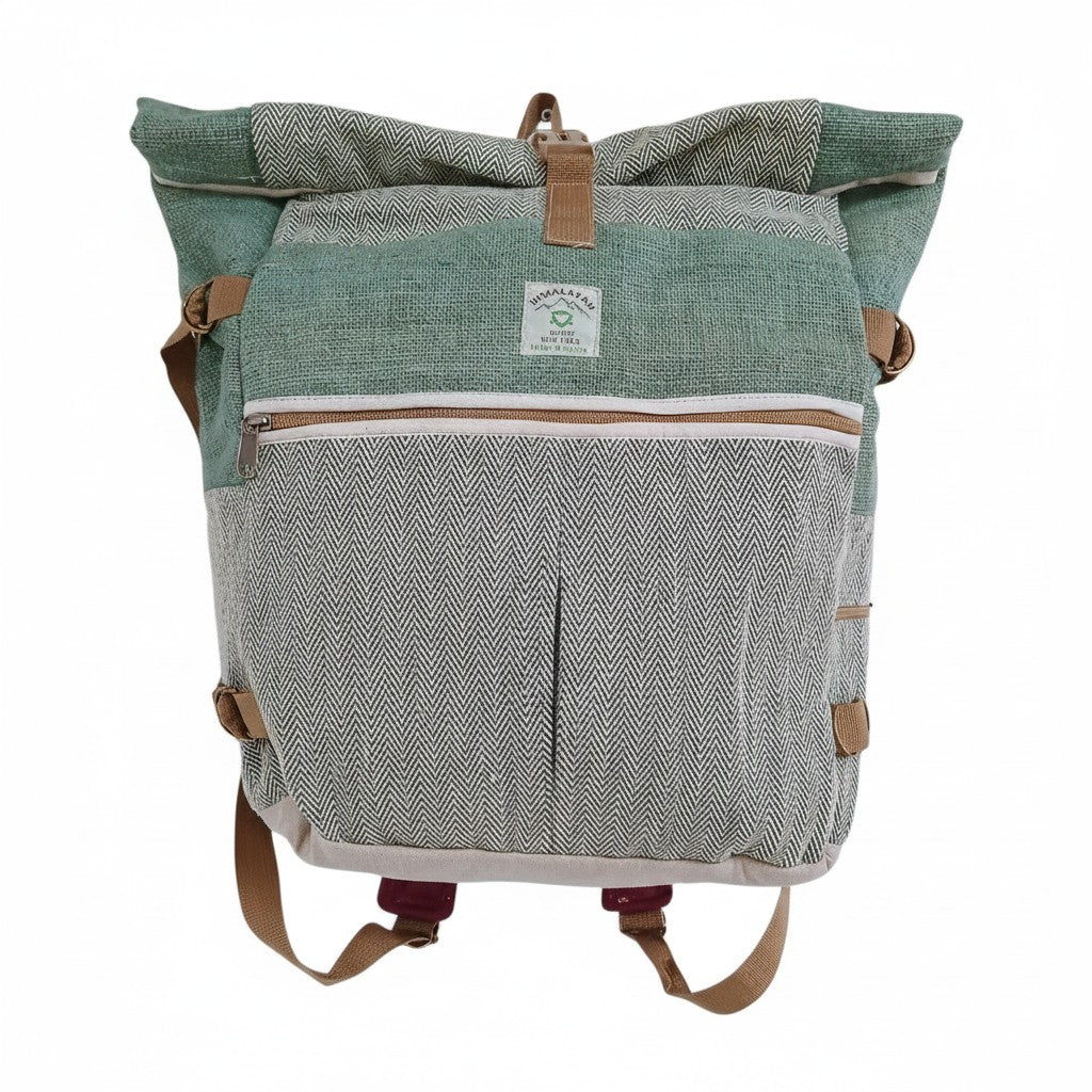 Hemp Trekking Rolling Backpack - Sage