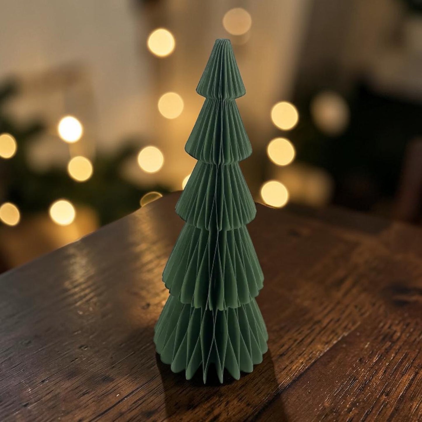 Set of 3 Green Standing Tree H20/25/30cm