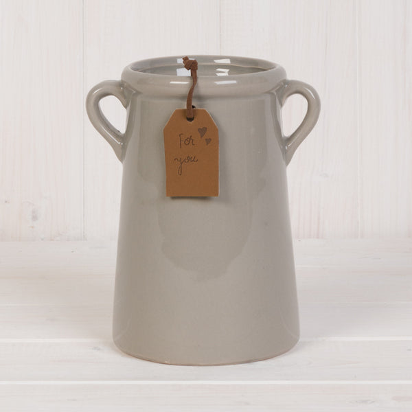 Grey Vase 14cm