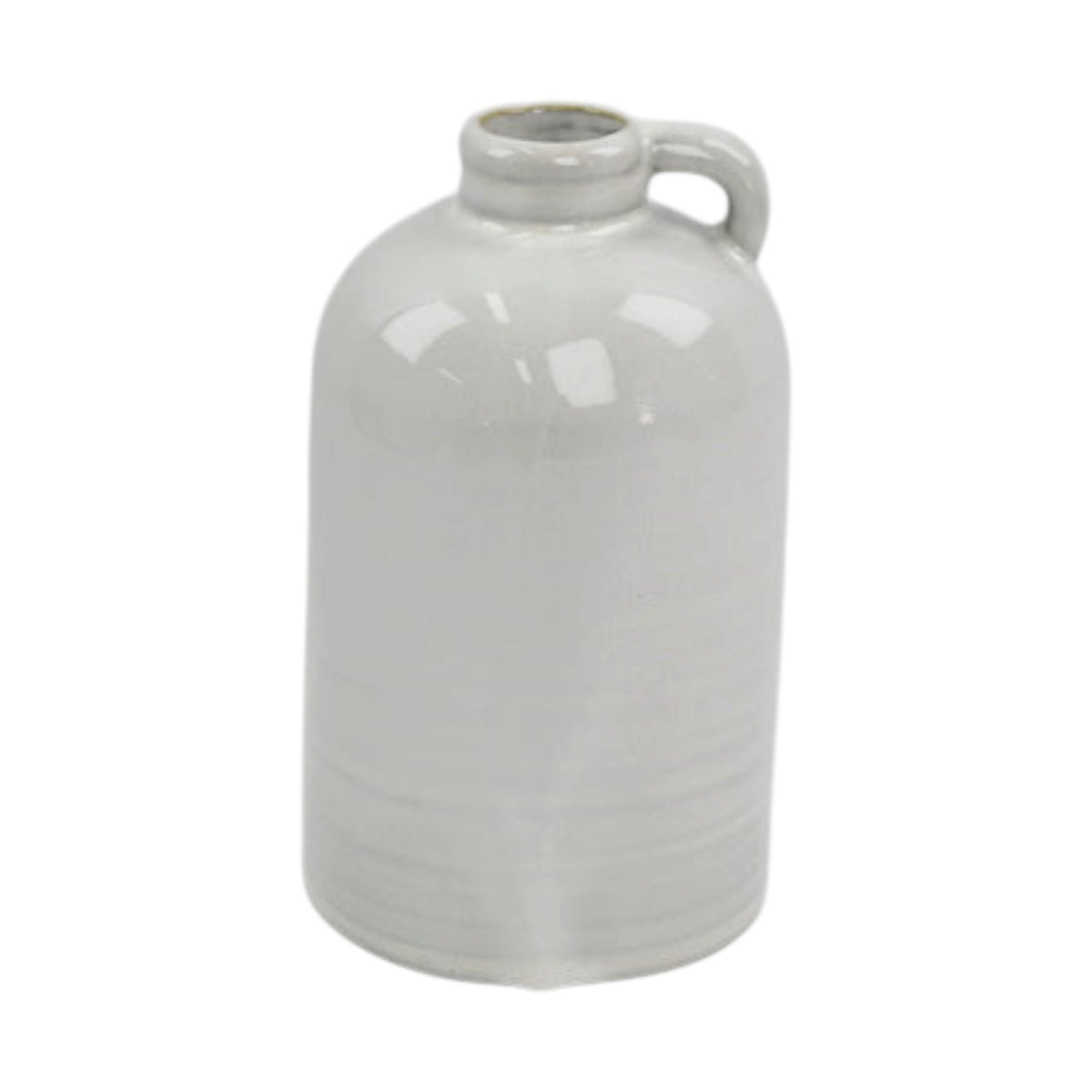 Natural Stoneglazed Short Jug Shaped Vase
