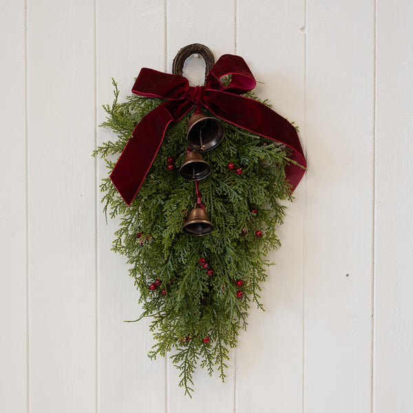 Burgundy Hanging Swag 40cm