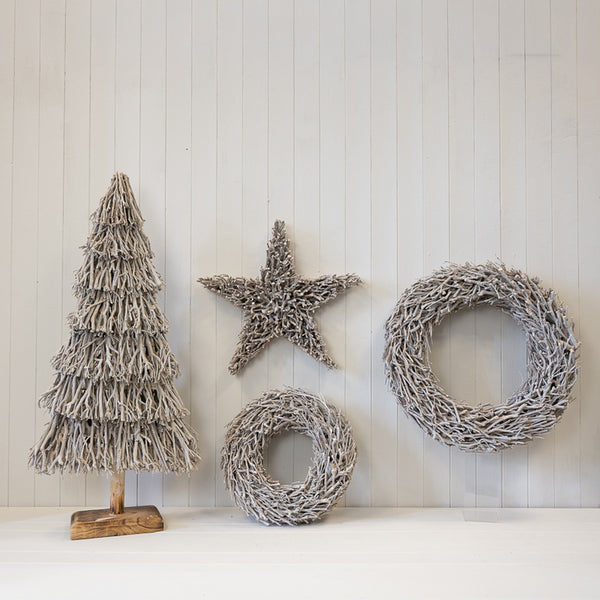 Root Branch Christmas Tree Whitewash